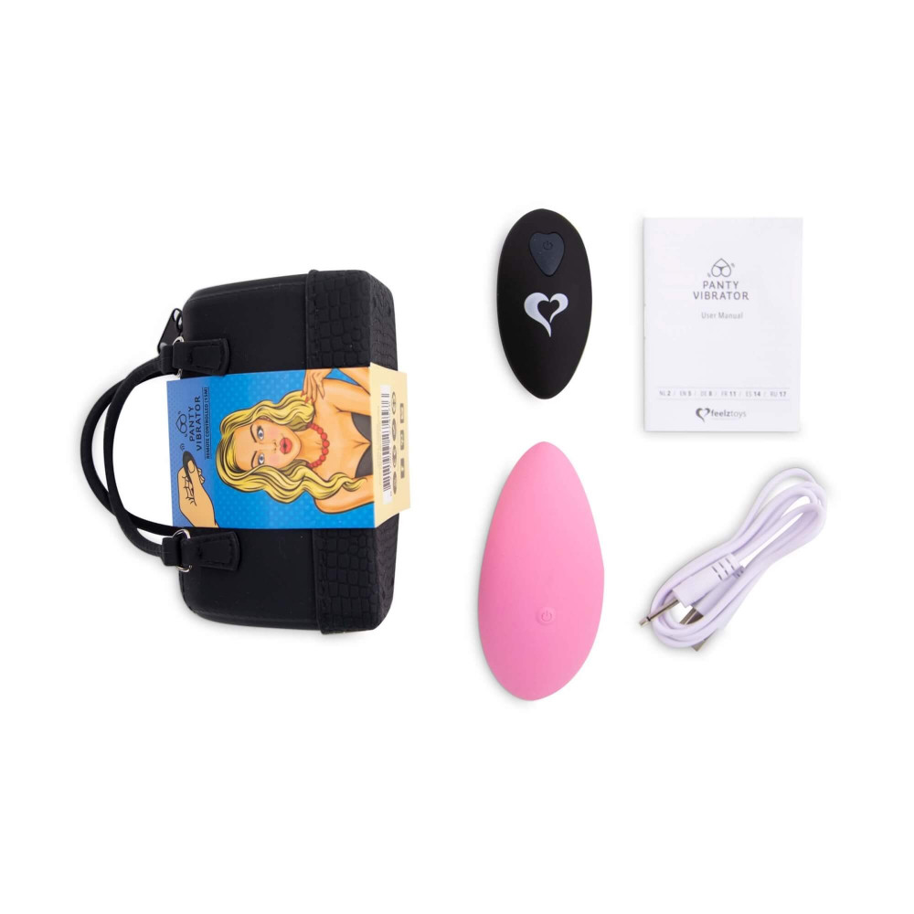 FEELZTOYS Kalhotky - nabíjecí, bezdrátový klitorální vibrátor (růžový)