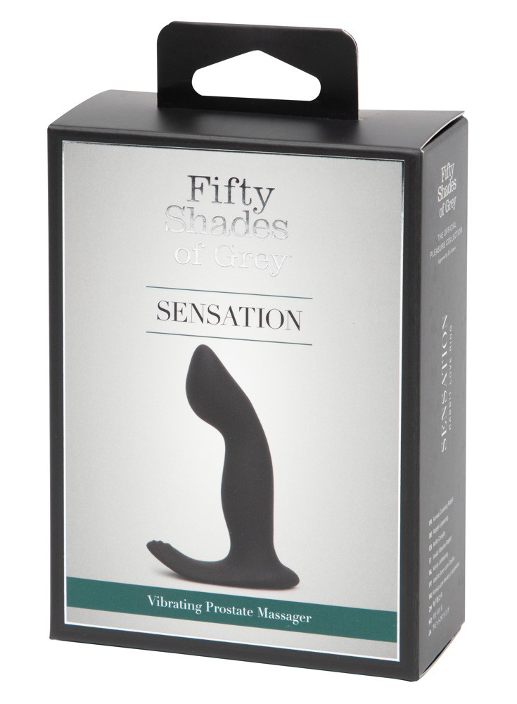 Padesát odstínů šedi Sensation - vibrátor na prostatu (černý)