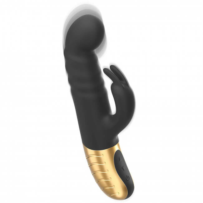 Dorcel G-stormer - dobíjecí vibrační stimulátor s klitorálním výběžkem (černý)