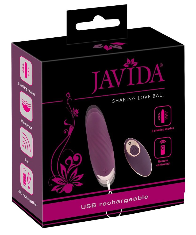 Javida Shaking Love Ball Remote Controlled Purple