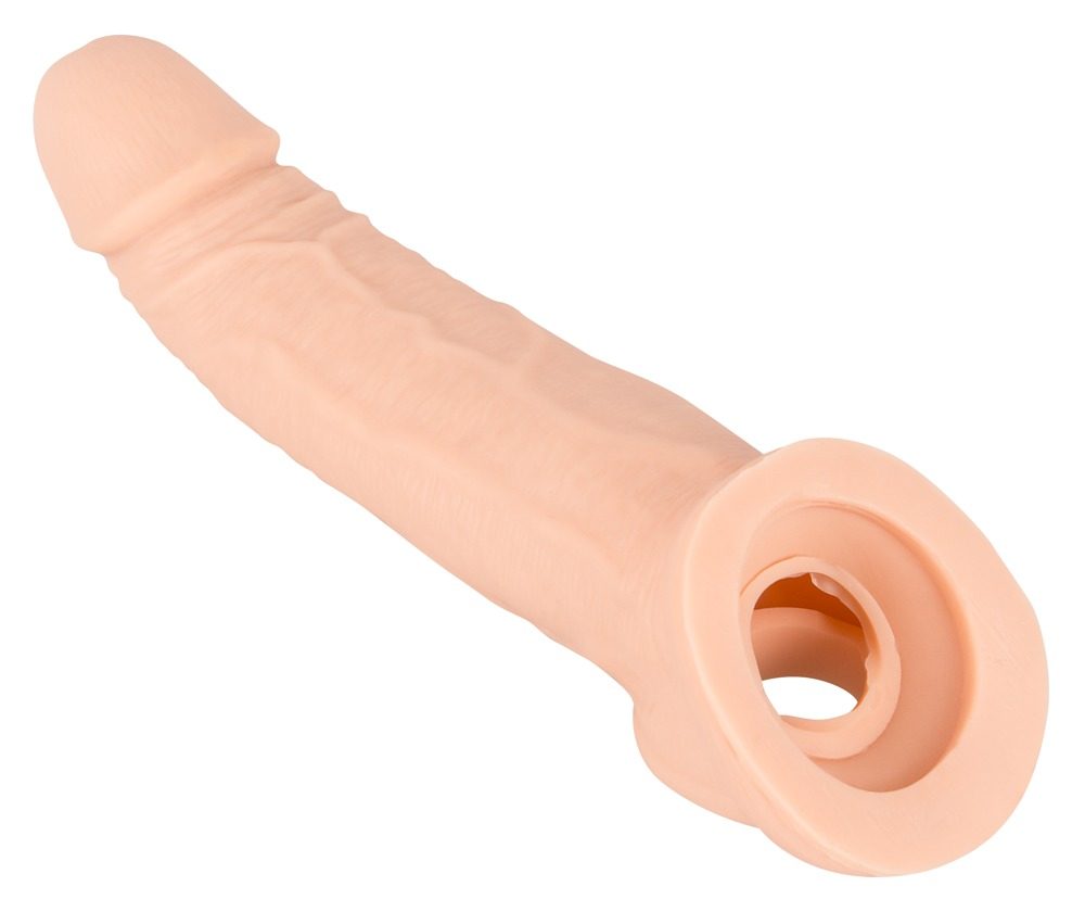 Nature Skin Penis Sleeve with Extension 21 cm