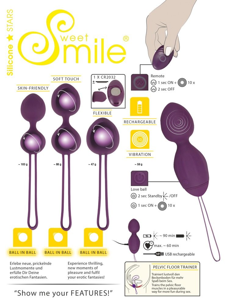 Sweet Smile 4-Piece Exercise Set