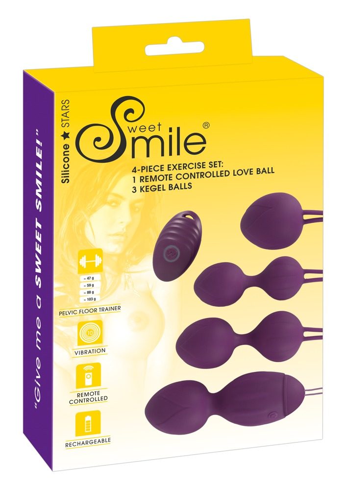 Sweet Smile 4-Piece Exercise Set