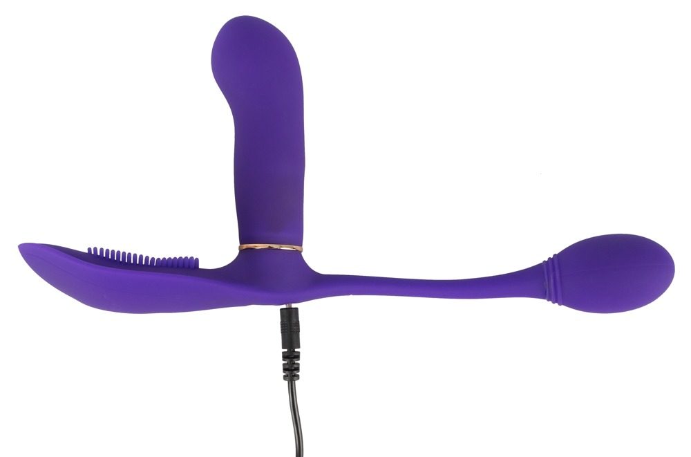 GoGasm Pussy & Ass Vibrator Purple