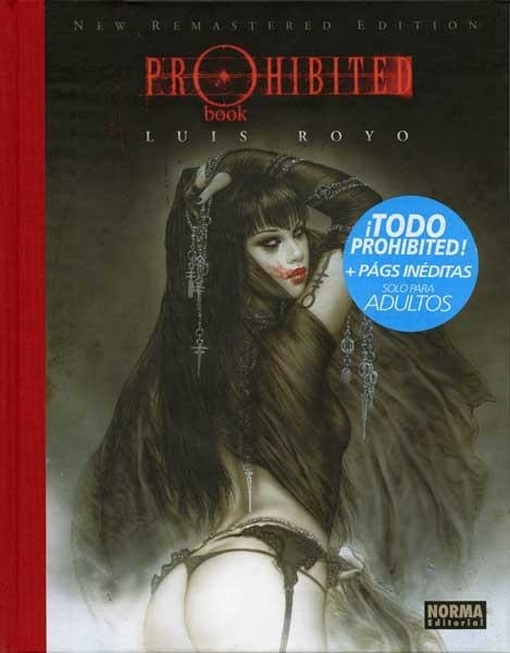 Luis Royo PROHIBITED BOOK NEW REMASTERED EDITION