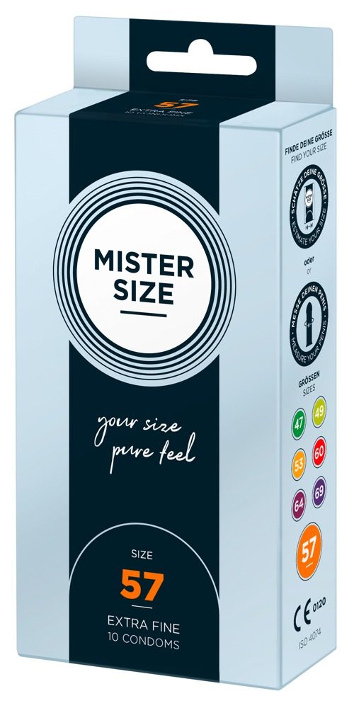 Mister Size thin 57mm 10ks