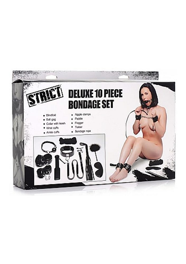 Strict Deluxe 10 Piece Bondage Set
