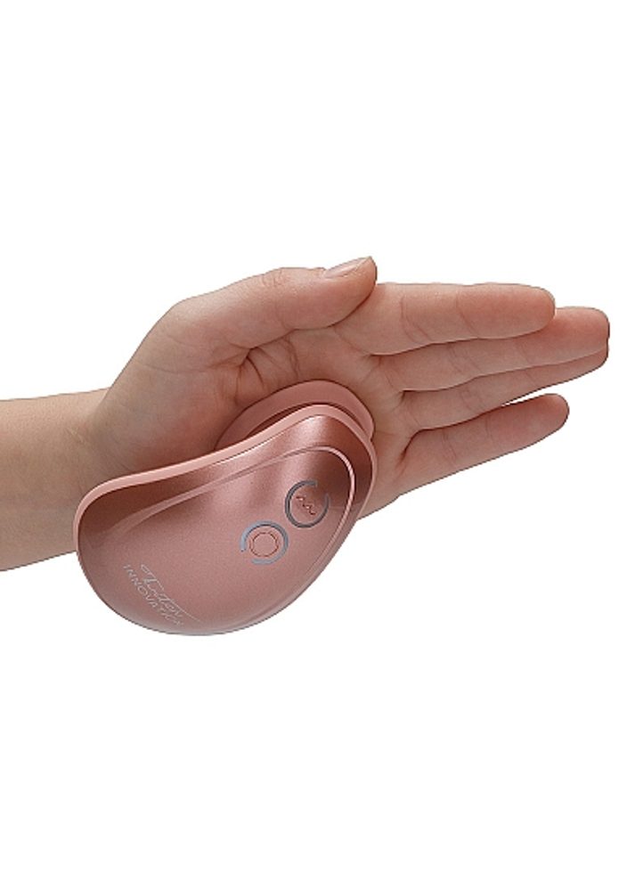 Shots Innovation Twitch Hands-Free Suction & Vibration Toy RoseGold