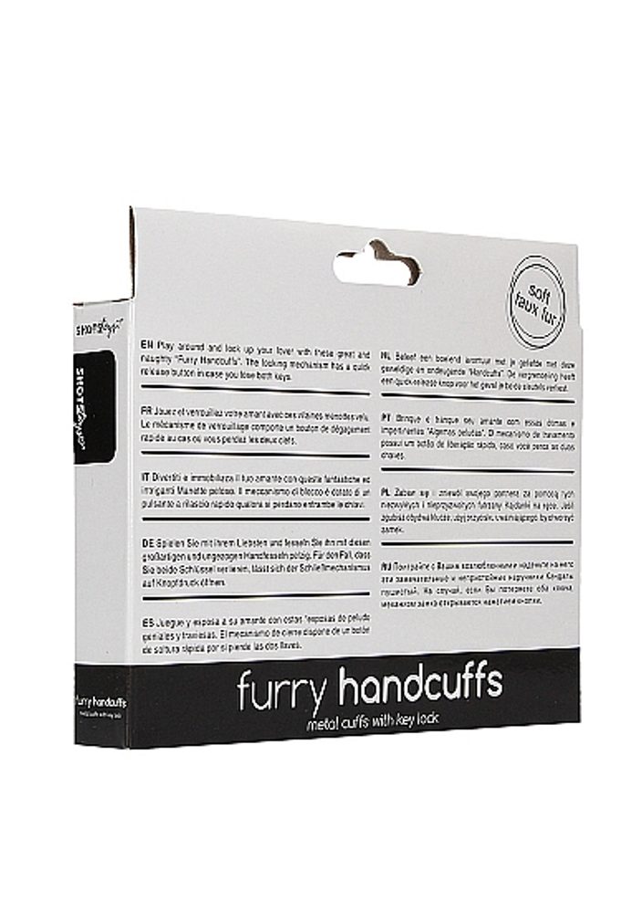 Shots Furry Handcuffs Black