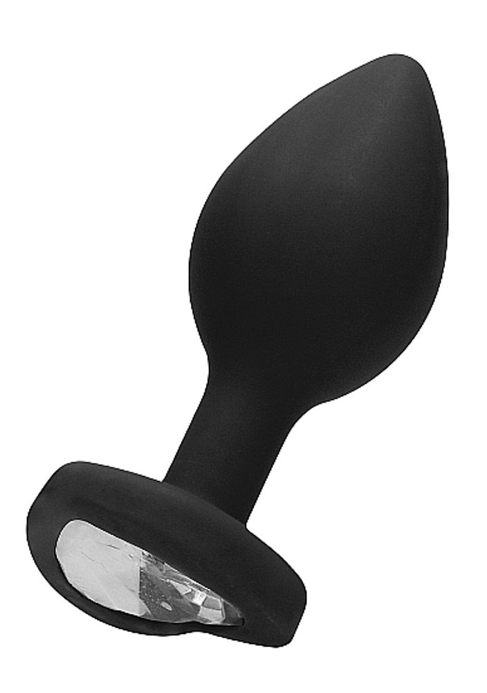 Ouch! Regular Diamond Butt Plug Black