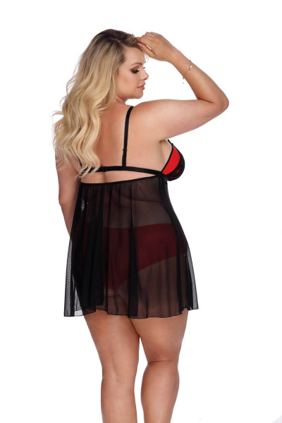 Sexy košilka Arcadia Chemise + kalhotky ZDARMA! - Anais XL/XXL