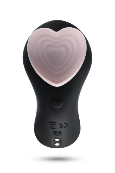 Blush Temptasia Heartbeat Panty Vibe with Remote Black-Pink