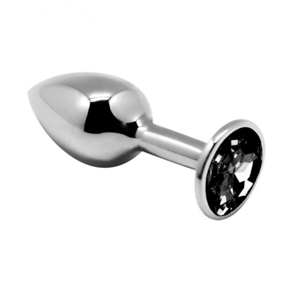 Alive Mini Metal Butt Plug Anal Pleasure Black L