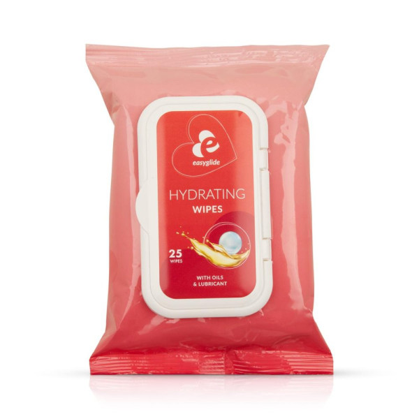 EasyGlide Hydrating Wipes with Lubricant and Oils