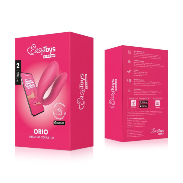 EasyConnect Couples Orio App Controlled Pink