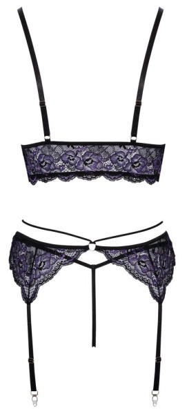 Cottelli Lorae Set s květinovou krajkou - XL