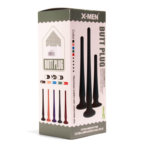 X-Men Butt Plug Size M Black