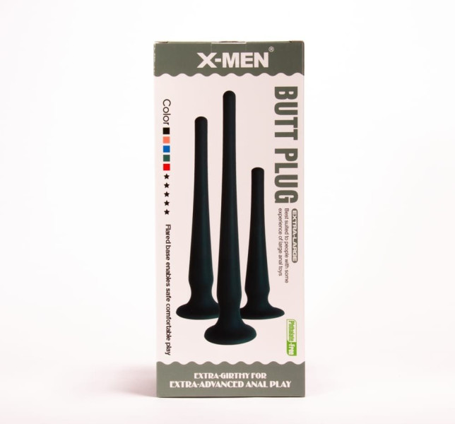 X-Men Butt Plug Size M Black