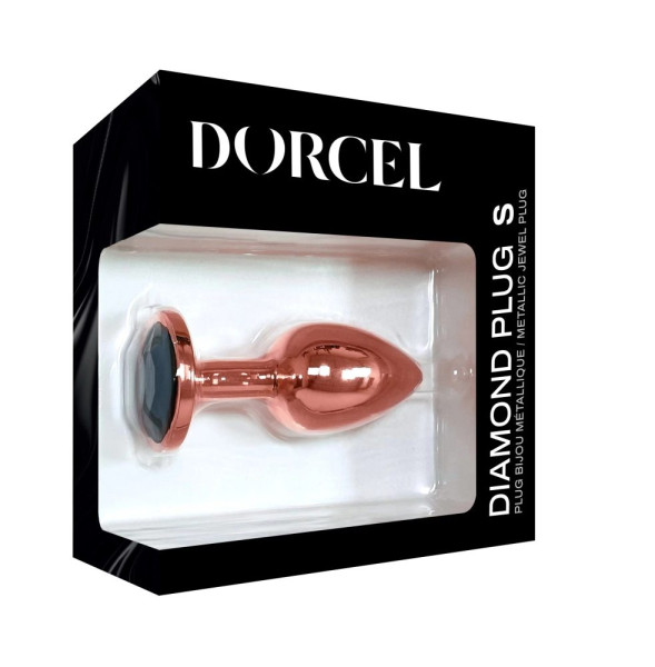 Dorcel Diamond Plug S - malý anální šperk z růžového zlata