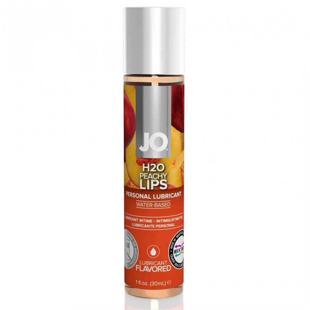 JO H2O broskev - lubrikant na vodní bázi (30 ml)