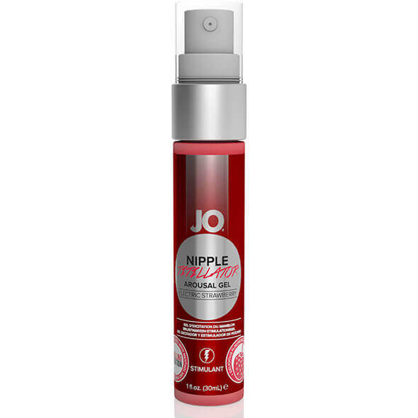 System JO - brnící gel na bradavky - jahoda (30 ml)