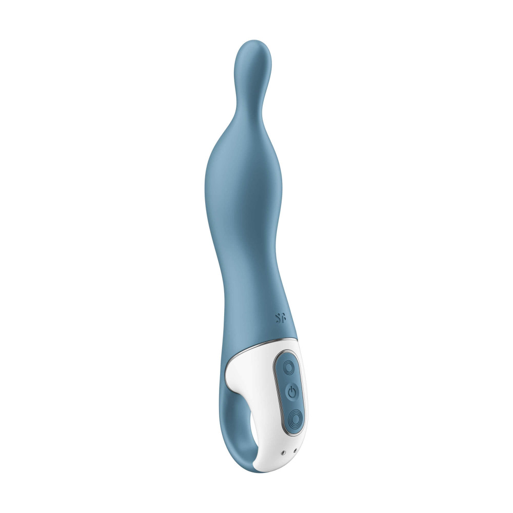 Satisfyer A-Mazing 1 - akumulátorový A-bod vibrátor (modrý)
