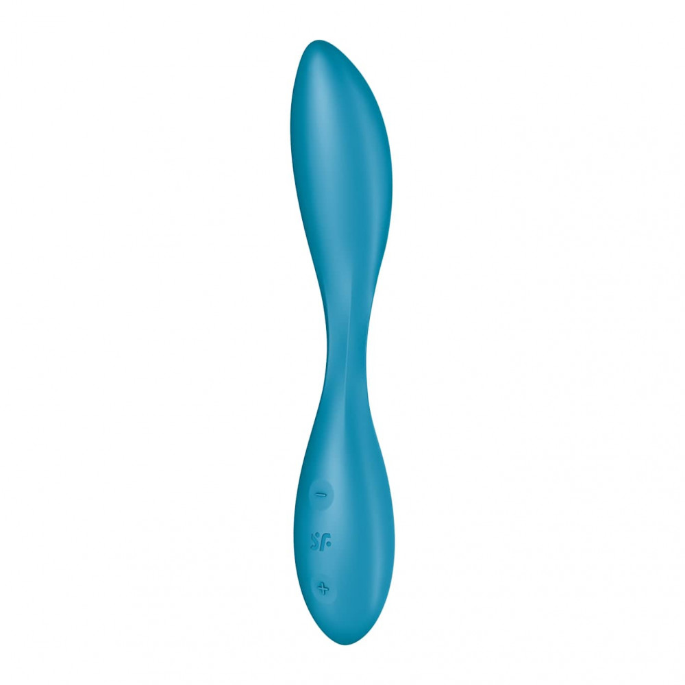 Satisfyer G-spot Flex 1 - akumulátorový, vodotěsný vibrátor na G-bod (zelený)