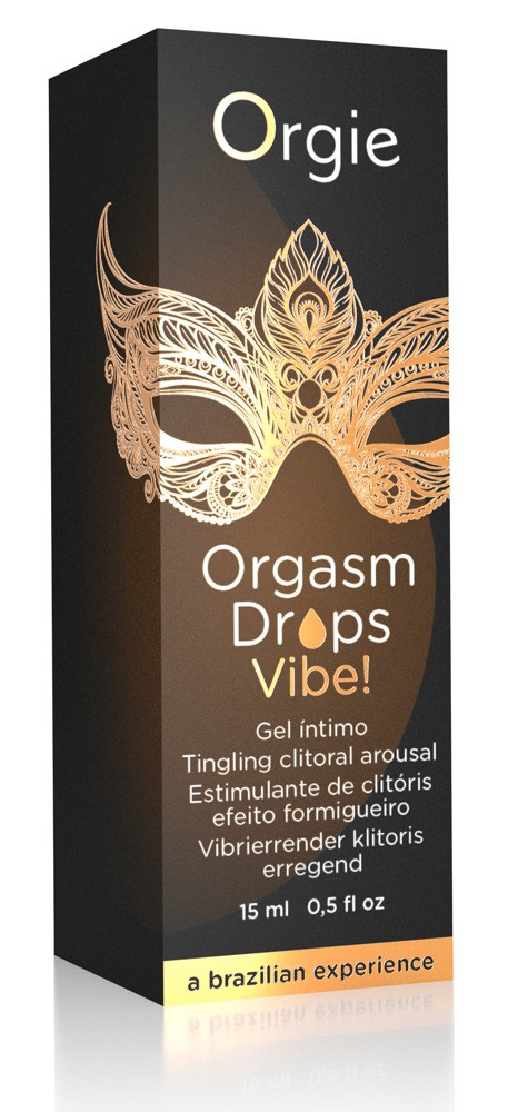 Orgie Orgasm Drops Vibe - stimulační intimní gel pro ženy (15 ml)