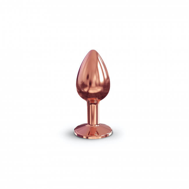 Dorcel Diamond Plug S - hliníkové anální dildo - malé (rosegold)