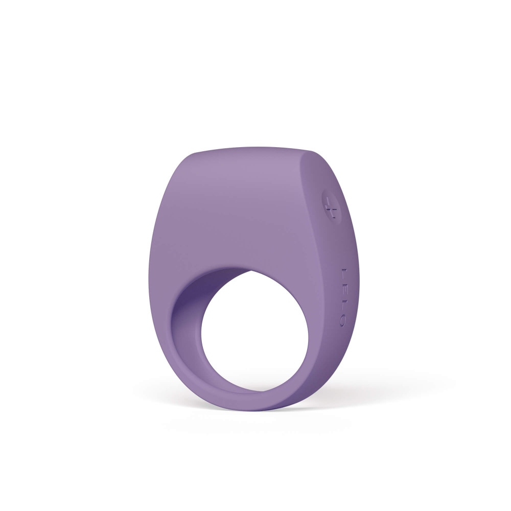 LELO Tor 3 - dobíjecí chytrý vibrační kroužek na penis (fialový)