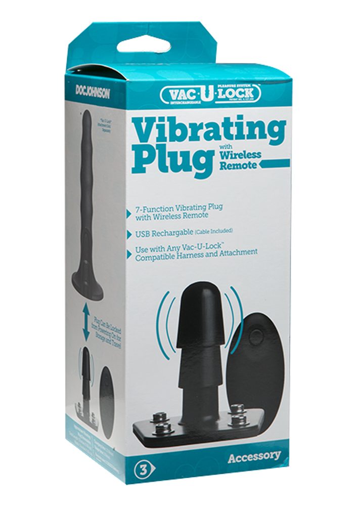 Doc Johnson Vibrating Plug with Remote