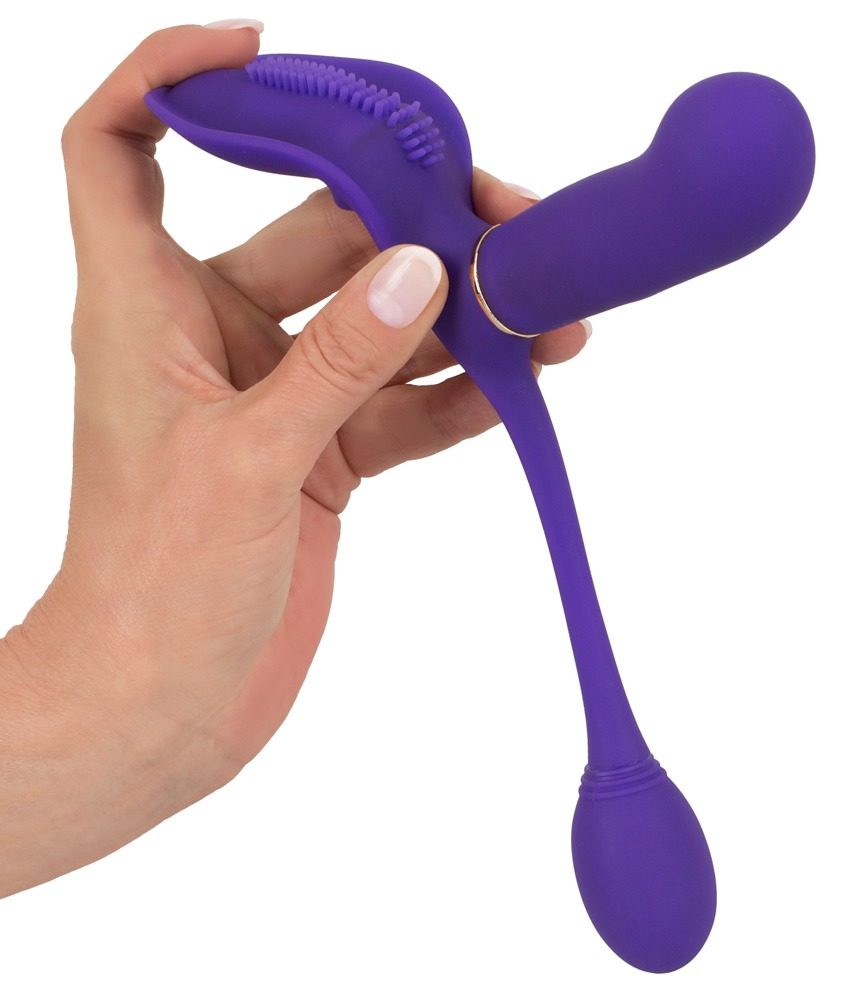 GoGasm Pussy & Ass Vibrator Purple