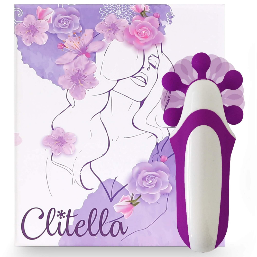 FEELZTOYS Clitella - nabíjecí rotační orální vibrátor (fialový)