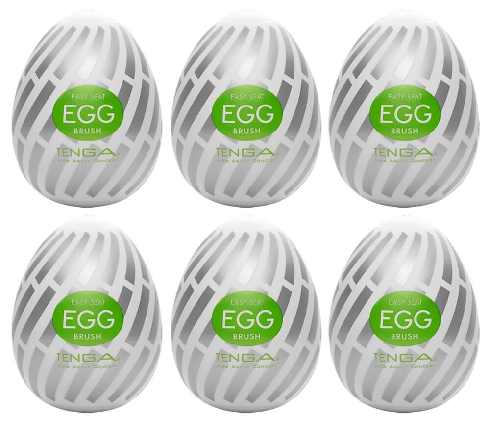 TENGA Egg Brush - masturbační vajíčko (6 ks)