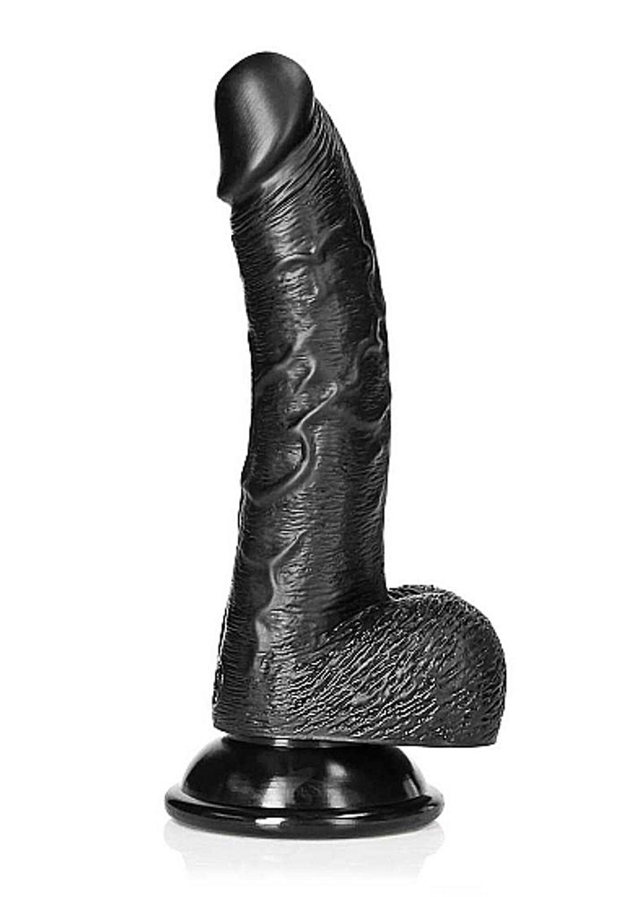 RealRock Curved Realistic Dildo Balls Suction Cup 7