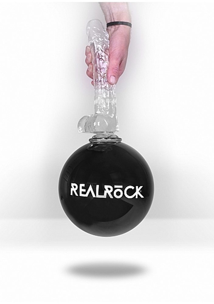 RealRock Crystal Clear 15cm Purple