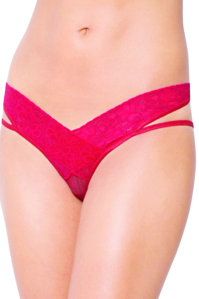 Erotické kalhotky model 17846423 red - SOFTLINE COLLECTION Barva: Červená, Velikost: S/M