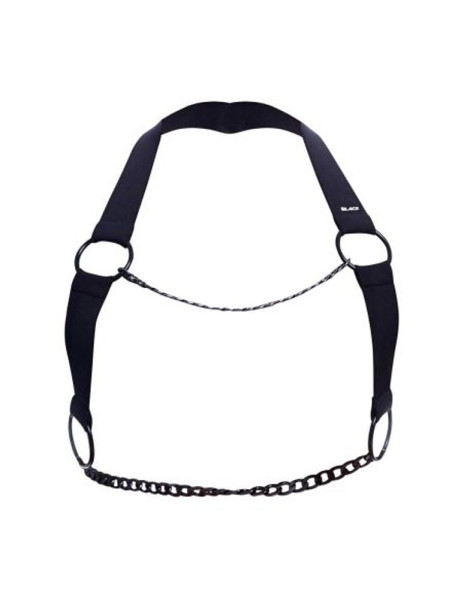 H4RNESS by C4M Black Chain Harness - L/XL