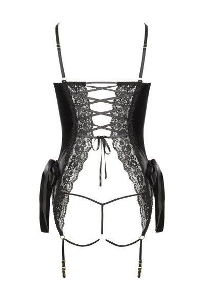 Dámský erotický korzet Shaquila corset - BEAUTY NIGHT FASHION černá L/XL