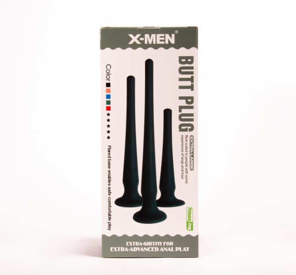 X-Men Butt Plug Size M Black