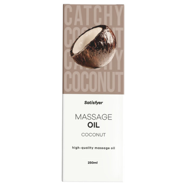 Satisfyer - masážní olej - kokos (250 ml)