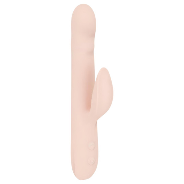 Good Vibes Only Shai - vibrační dildo s ramenem na klitoris (růžová)