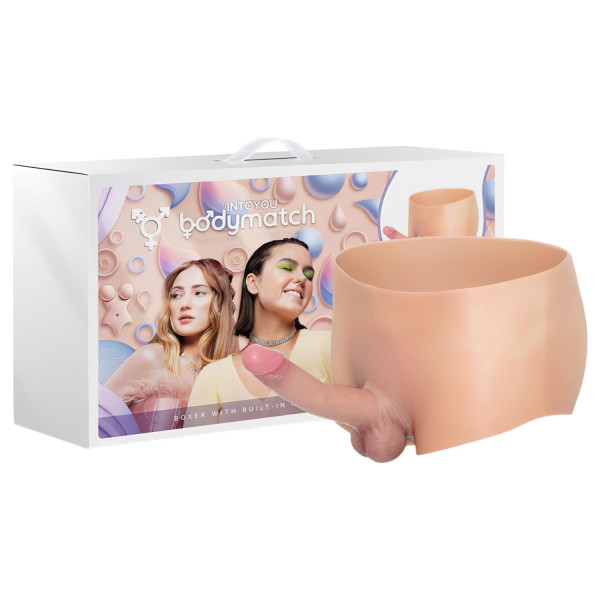 INTOYOU - připínací realistický penis (přírodní)